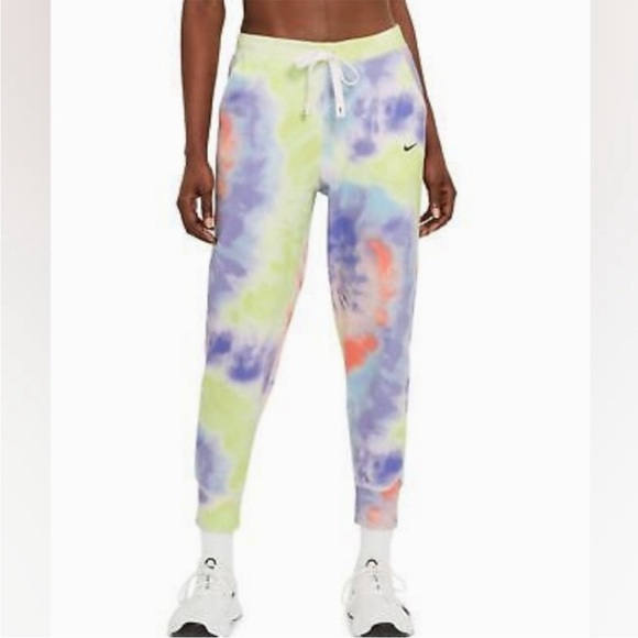 Nike Tie-Dye Jogger Sweatpants Athleisure Lounge Street Pockets Stretch - Picture 2 of 8